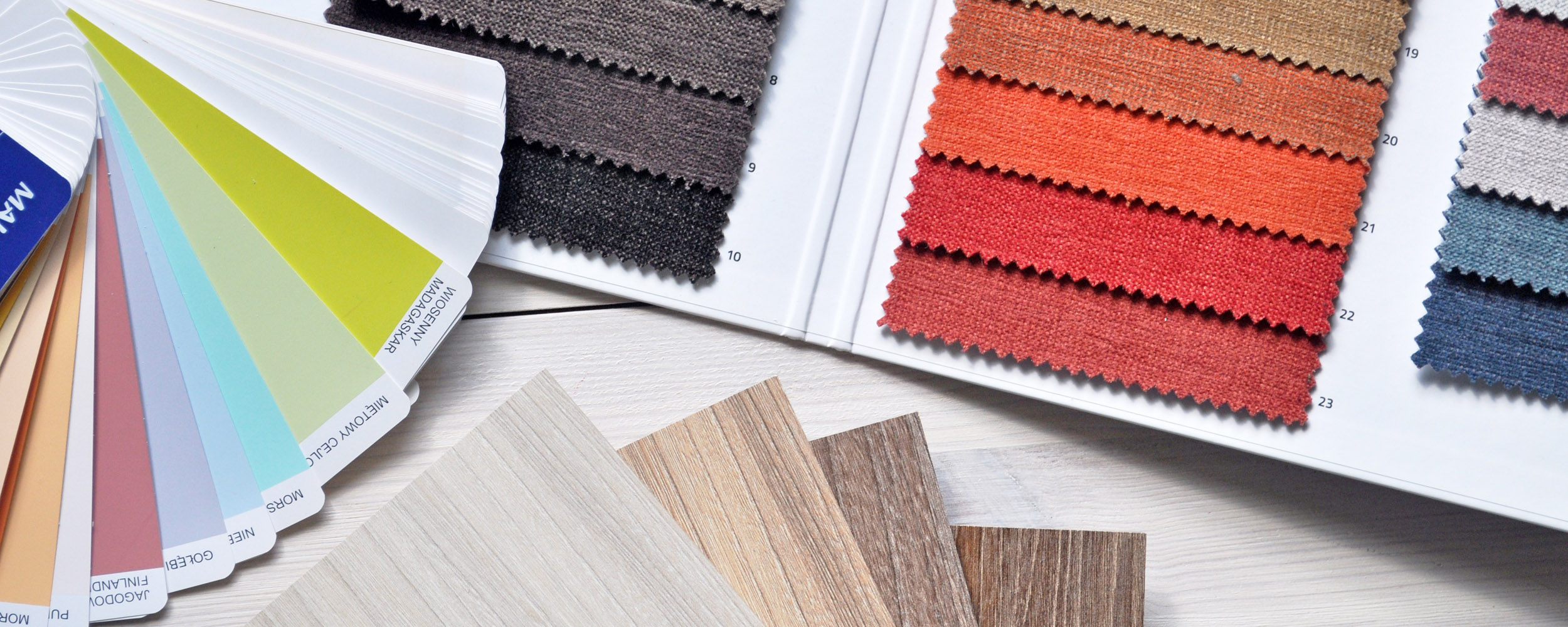 Colores y materiales de tendencia